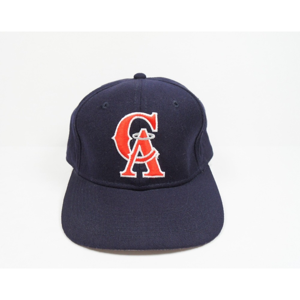 Vintage California Angels Adult 7 1/2 Blue Sports Specialties Wool Fitted Pro